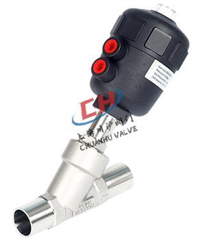 P1焊接氣動(dòng)角座閥圖片