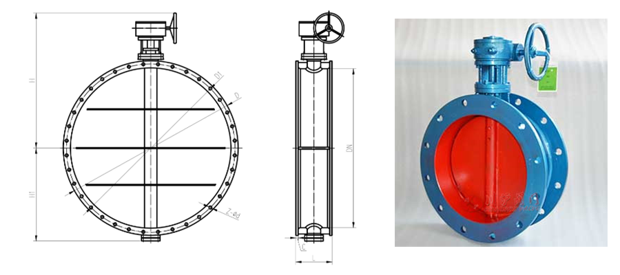 手動通風(fēng)尾氣蝶閥